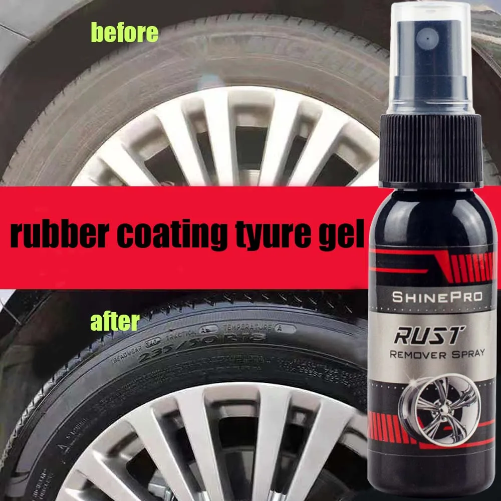 

30ml Rust Cleaner Spray Car Tire Retreading Fluid Car Maintenance Cleaning Agent Anti-rust Tools Agent Remover Derusting Spray