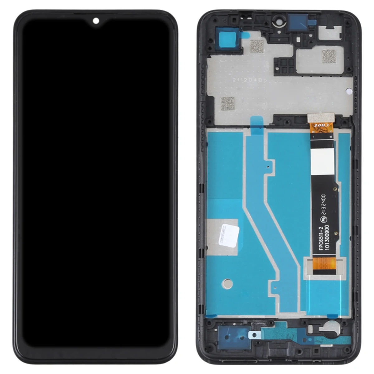 YHX-OU 6.52 Nero Schermo per TCL 30 SE TCL 30SE 6165H 6156H1 6165A 6165A1 ​Riparazione e Sostituzione LCD Display Touch Screen Digitizer con Utensili Inclusi + 1 Pezzo Vetro temperato