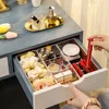Clear Acrylic Makeup Layered Storage Box Dressing Table Cosmetic Lipstick Organizer Boxes Desktop Drawer Divider Storage 3