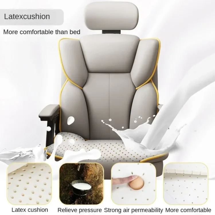 Description Picture 6 of itemErgonomic Office Chair Adjustable Desk Chair Swivel Task Chair with Lumbar Support Movable Computer Desk with Footrest Headrest