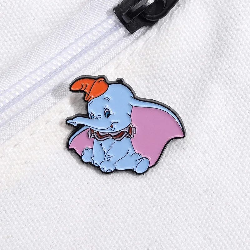 

Эмалированная булавка в виде Дамбо из мультфильма Disney, милые аксессуары для косплея, подарки для фанатов, детей