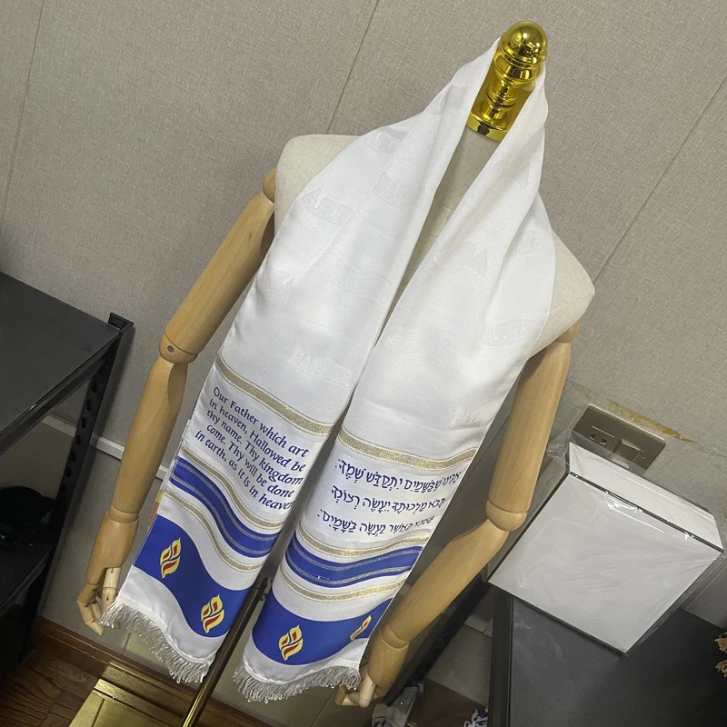 Israel Judaism Talit Prayer Scarf For Women Men Messianic Jewish Tallit Morning Prayer Shawl With Bag Tassels Wraps Scarves