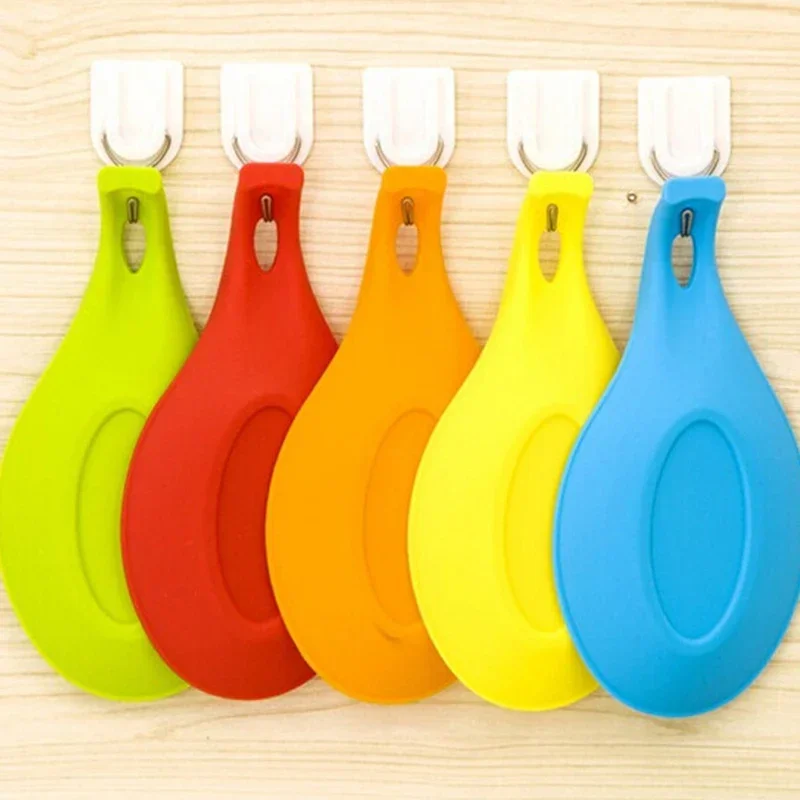 Gadgets Silicone Multipurpose Spoon Rest Mat Holder for Tableware Kitchen Utensil Kitchen Gadgets Supplies Accessories