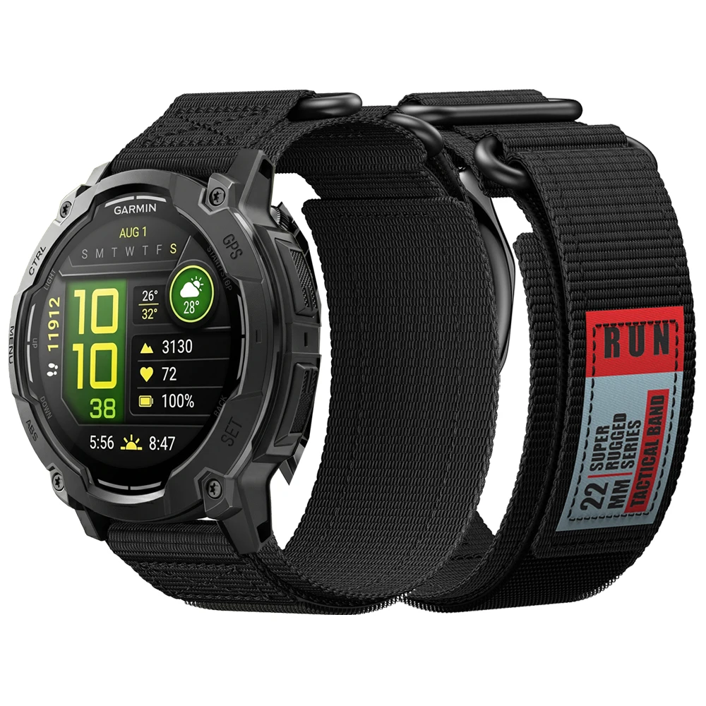 Double Loop Buckle Nylon Strap - Braided Belt