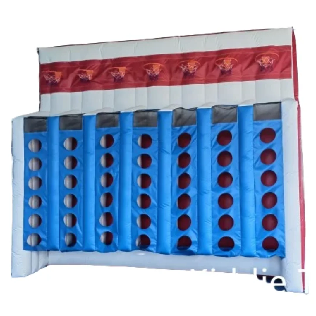 

Популярные гигантские надувные спортивные игры, надувной баскетбольный замок для детей и взрослых для игры на открытом воздухе