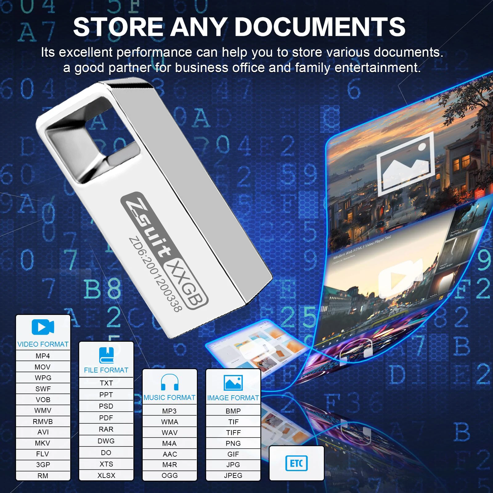 USB Flash Drive 10Pcs 128G 64GB 32GB 16GB 3.0 Real Capacity Waterproof