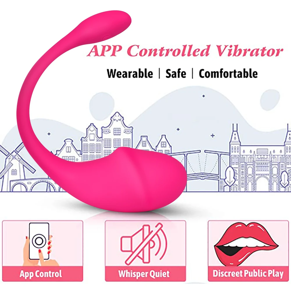 Wireless Sextoy Vibrating Egg Remote Vibrators Powerful App Control G Spot Dildo Vagina Massager Bluetooth For Women Clitoris 18 vaginal vibrators