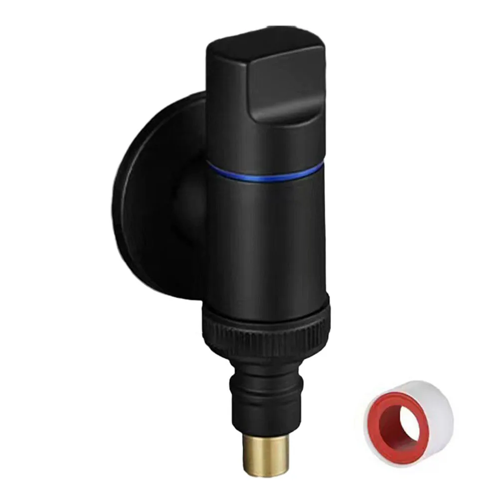 G1/2 Stainless Steel Washing Machine Faucet Water Stop Quick Opening Angle Valve 1pc 10x5x4.5cm For Kitchen Bathroom bathroom faucet water tap faucet washing machine faucet