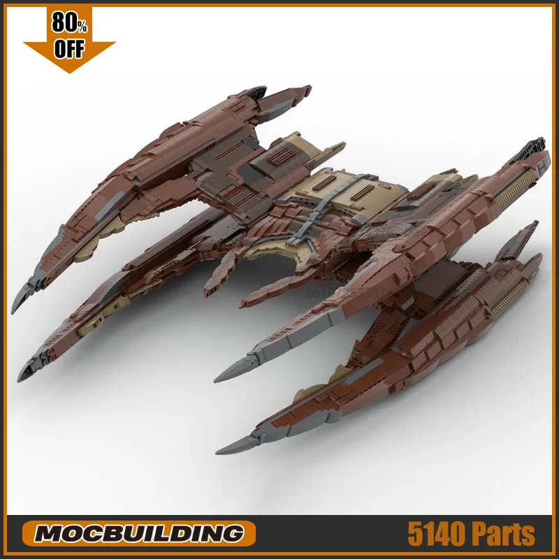 Shrike Moc 빌딩 브릭, 유명한 스타 게임 모델, 전함 기술 브릭, DIY 세트, 조립 선물, 크리스마스 장난감