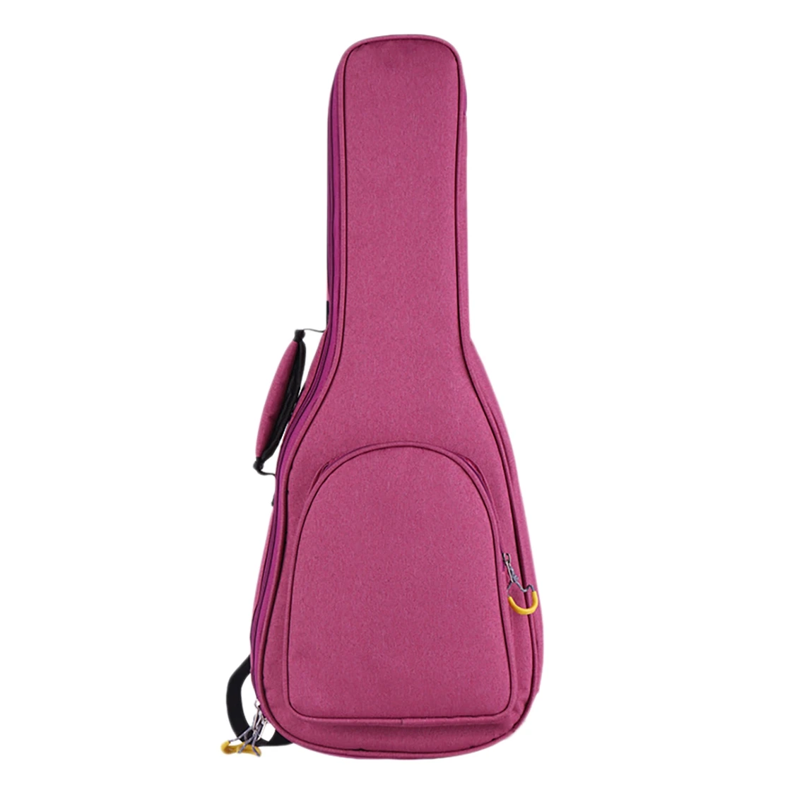 

23 Inch Ukulele Bag Storage Zipper Adjustable Strap Ukulele Backpack Case Thickened Oxford Cloth Ukulele Gig Bag,Red