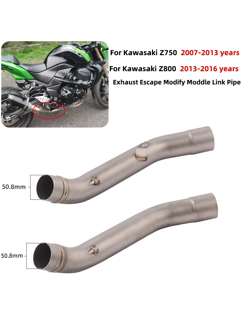Motorfiets Uitlaat Katalysator Verwijderen Link Pijp Escape