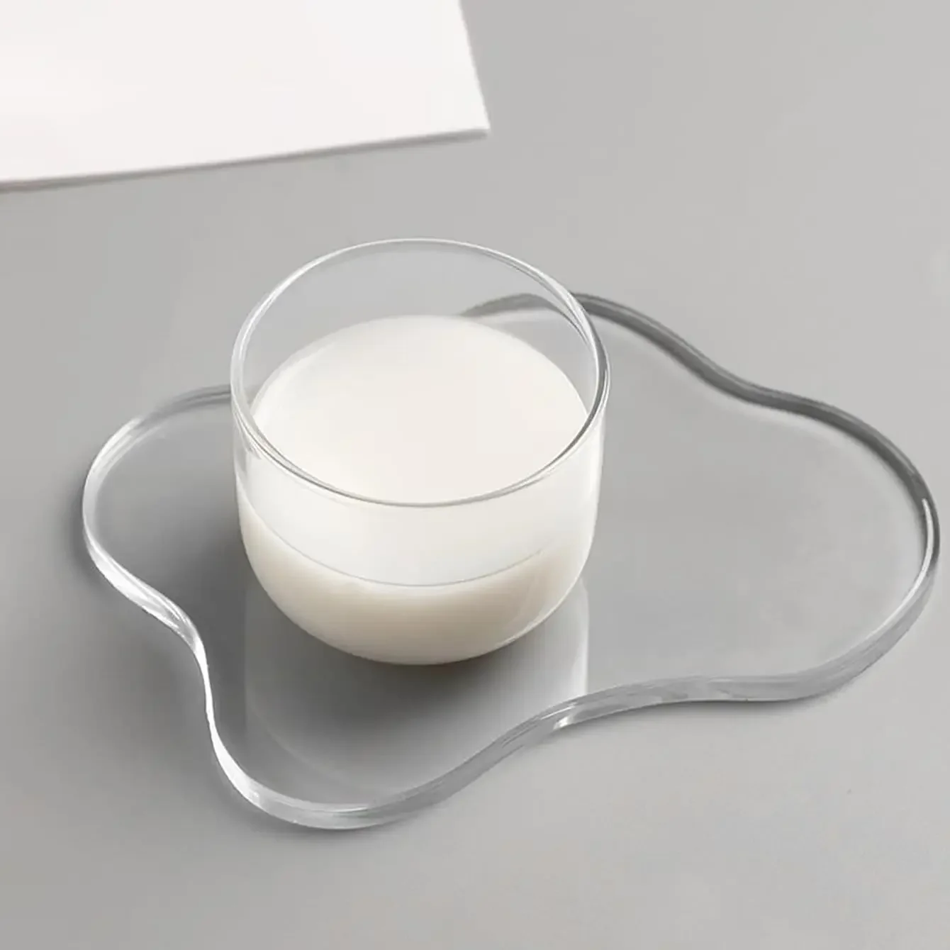 1pc Acrylic Coaster Creative Nordic Style Dining Table Decorations