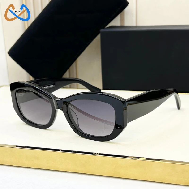 

CH5493High-end Luxury Brand Fashion Women Sunglasses Retro Acetate Oval Eyewear UV400 Outdoor Handmade Men Polarized SUN GLASSES