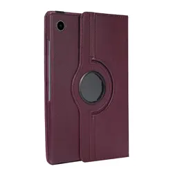 Universal 360 Rotating Stand Tablet Cover for 8.7 - 10.5 Inch Devices (Purple)