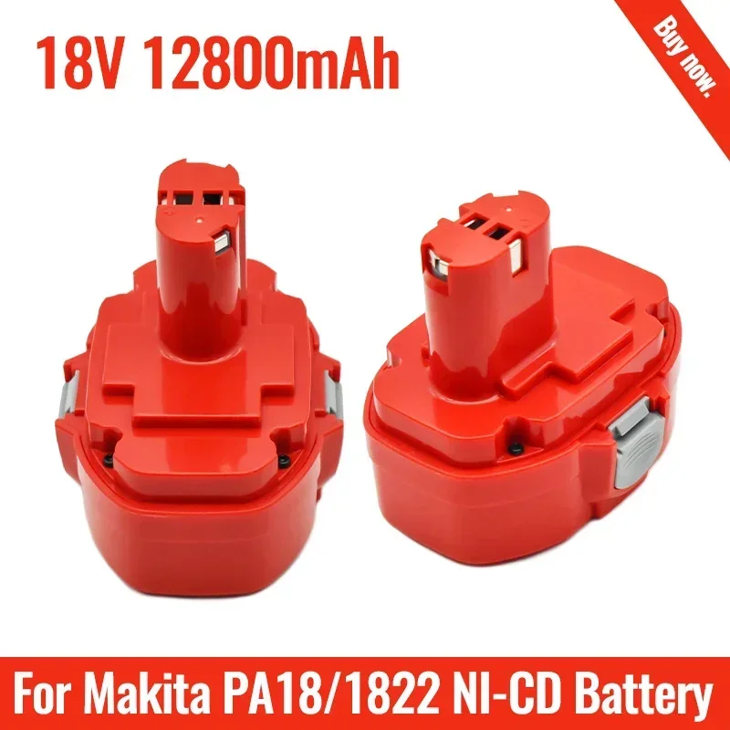 Nuovo Makita 1822 1823 1835 6391D 6343D 4334D 8443D Ub181D Ml183 192826-5 Batteria 18 Volt Strumento Turpow Pa18 18 V 12800Ah Batteria