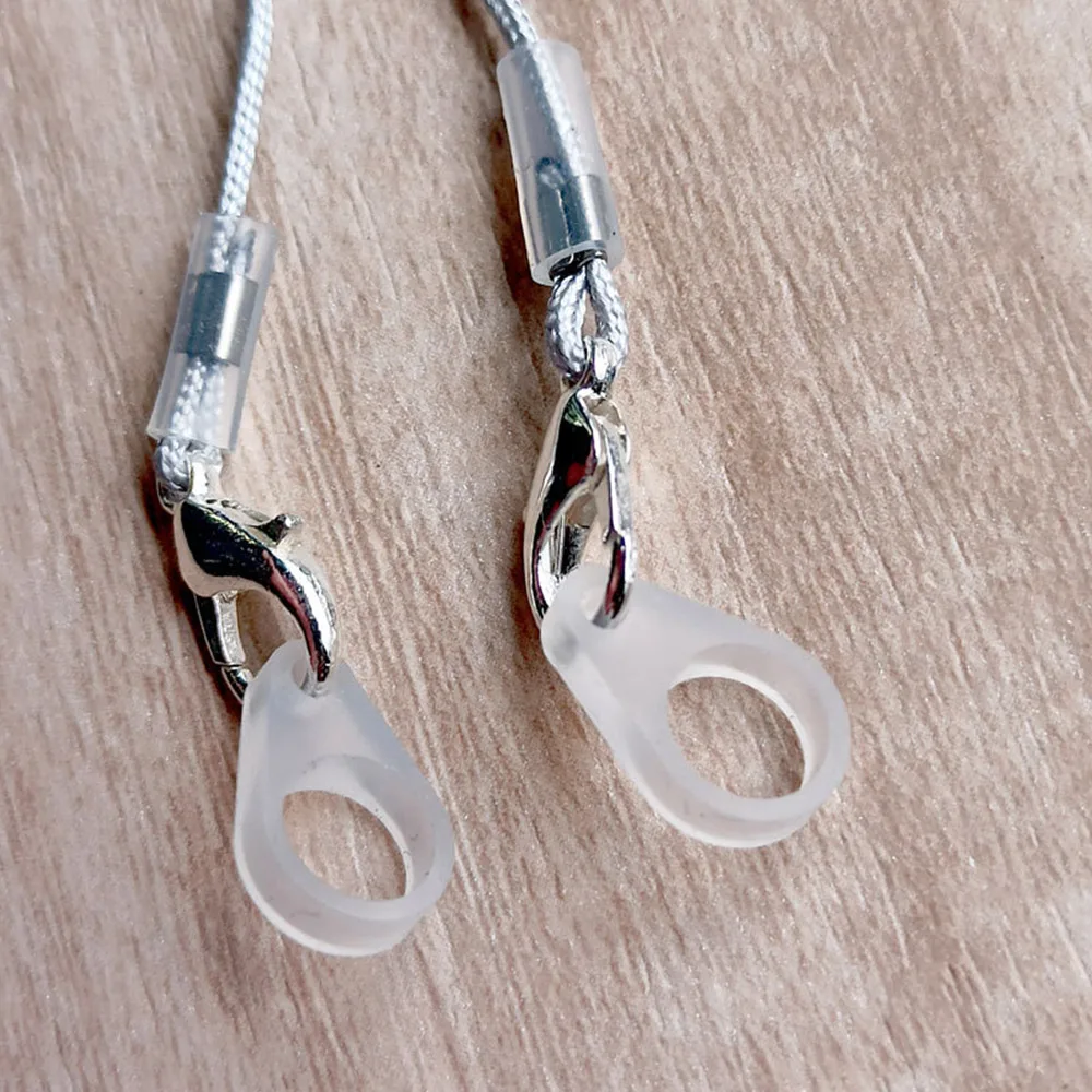 Hearing Aid Lanyard Hearing Aids Holder Clip Prevent Falling Off Lost Hearing Aids Fixation Lanyard Clip For Seniors Transparent 5