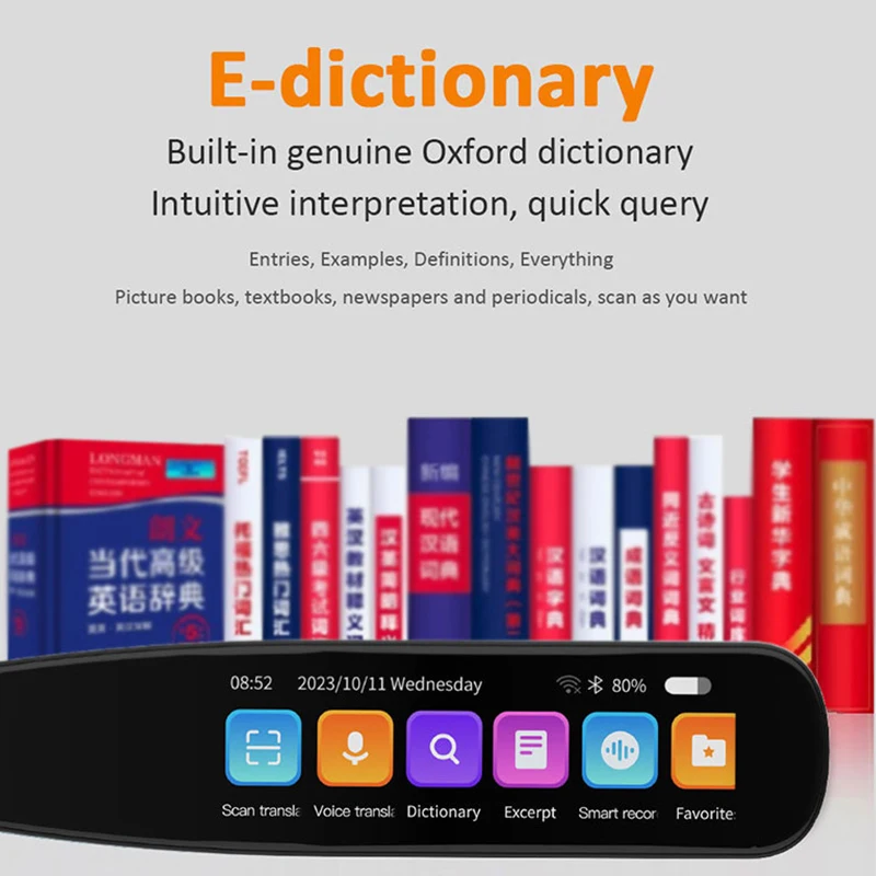 S8 pro Translation Pen Scan Reader Device Text Scanning Reading Translator Wifi 134 Languages Travel Abroad Available Offline