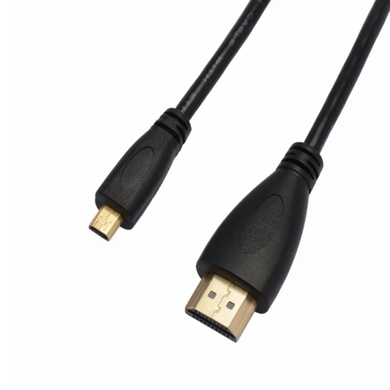 Micro HDMI-Compatible Male-to- HDMI-compatible Male Adapter Cable