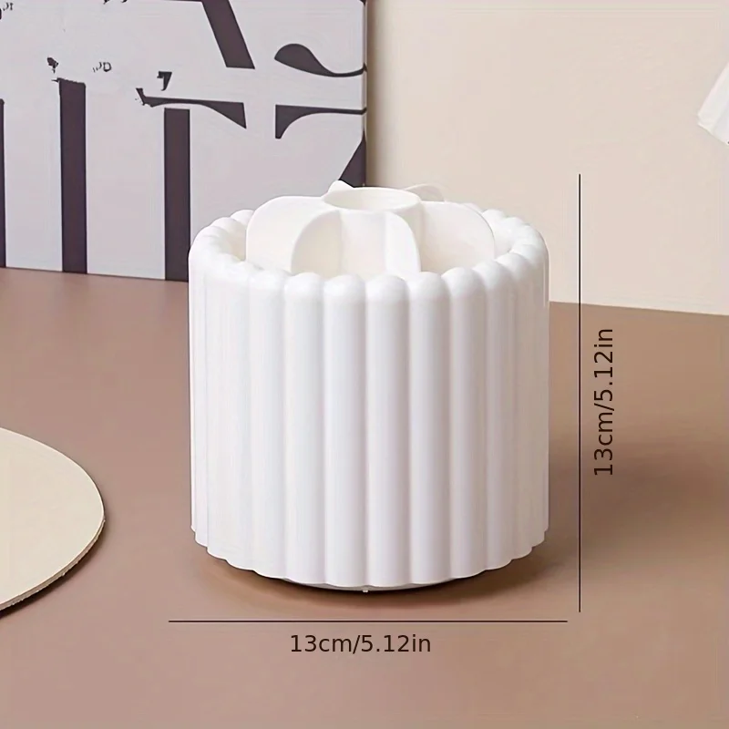 Desktop cosmetics storage box, light luxury dressing table, skincare shelf 4