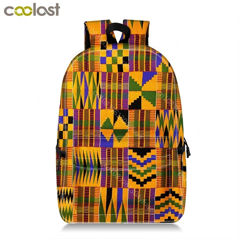 African Woman Print Backpack High Quality Girls Schoolbag African Ankara Backpack Afro Bag Woman Waterproof Travel Bag