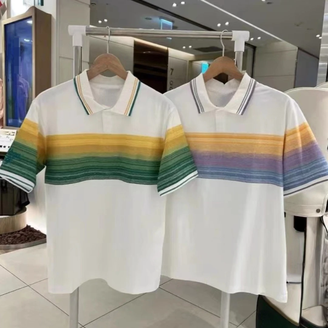 

Футболка мужская теннисная, Спортивная дышащая рубашка с коротким рукавом, одежда для гольфа, лето