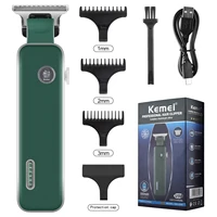 Kemei Professional Hair Clipper T-blade Dry-shaving Hair Cutting Machine All-around Outlining Close-cutting Machine KM-5098 2