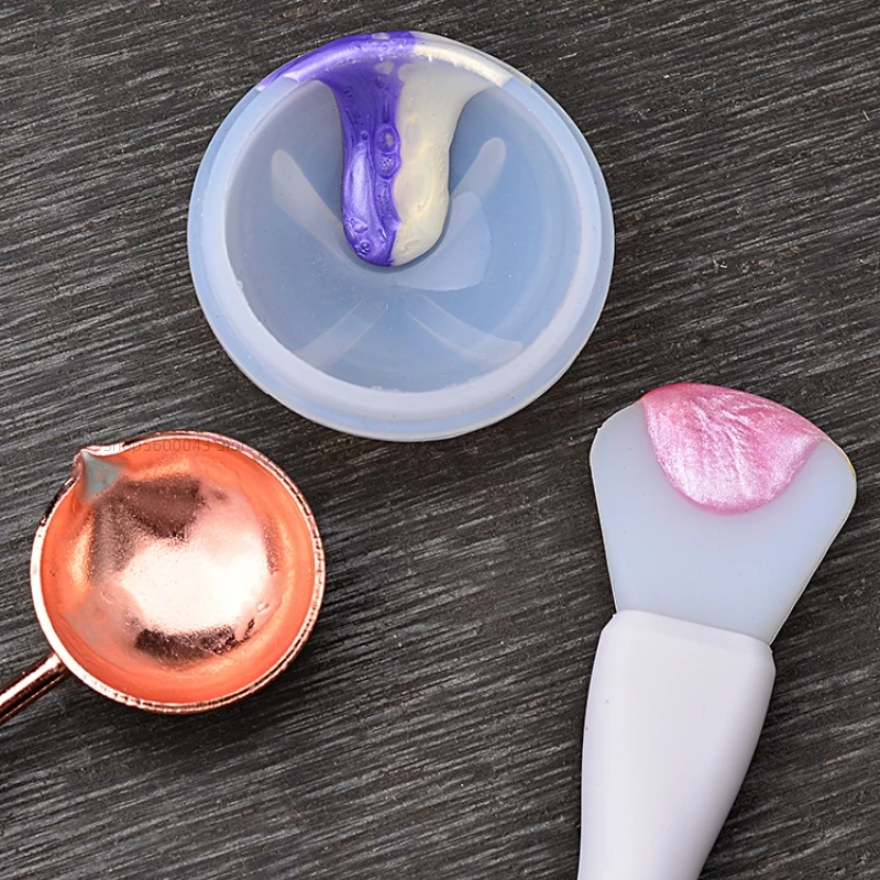 Seal Stamp Wax Spoon Cleaning Tool Soft Silicone Spoon Melting Wax Spoon Cleaner DIY Wedding Invitation Clear Stamps Tool