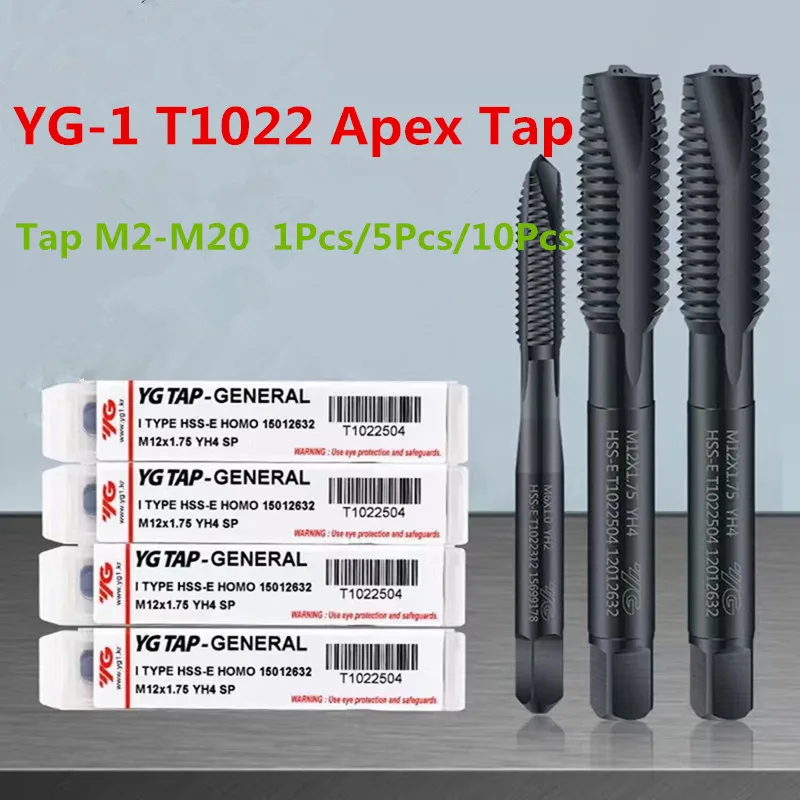 

Free Shipping 100% Original YG-1 T1022 Apex Tap M2 M2.5 M3 M3.5 M4 M5 M6 M7 M8 M10 M12 M14 M16 M18 M20 Processing: Steel