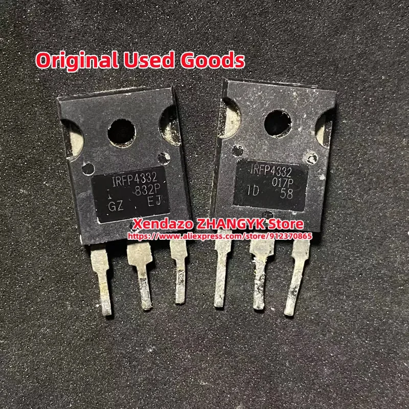 대형 칩 고전력 트랜지스터 MOSFET N-CH, IRFP4332, IRFP4332PBF, 250V 57A TO-247, 10PCs/로트, 