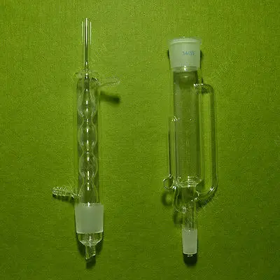 150ml Glass soxhlet extractor Allihn condenser and body lab glassware