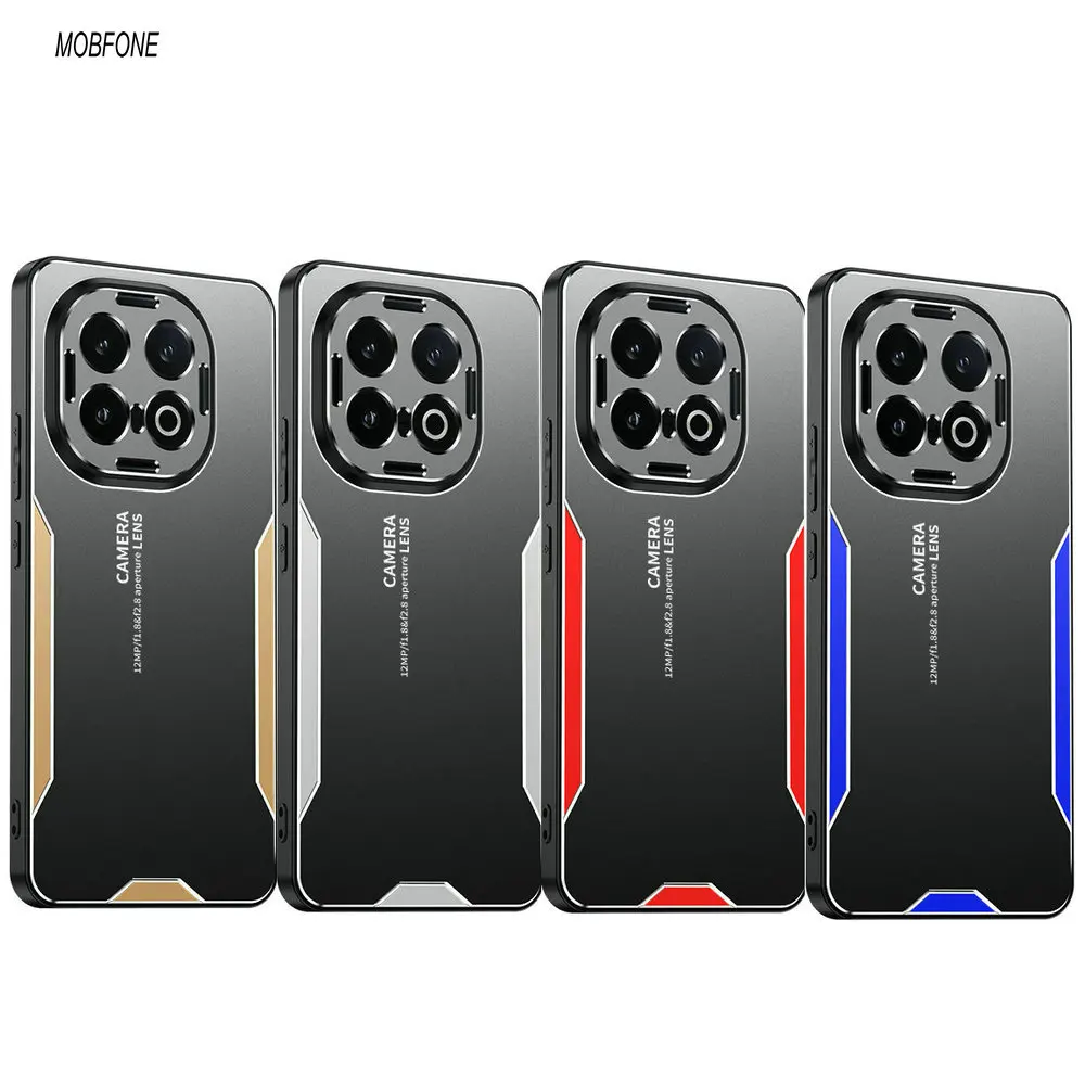 Luxury Laser Carved Metal Slim Back Cover - Premium Aluminium Alloy Phone Case