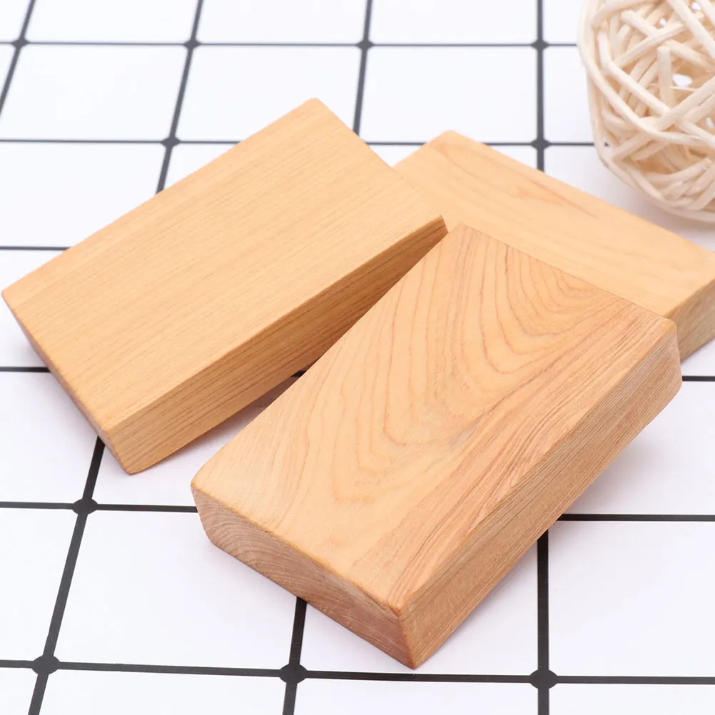 wood block unfinished wood block wood cutout craft wood block wood craft 5