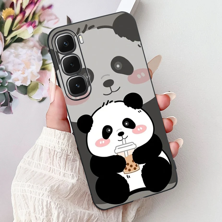 Cute Painted Soft Silicone Phone Case Cover for Infinix Hot 60 Series