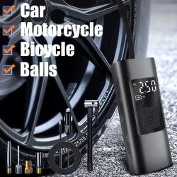 Compresseur d'air électrique Portable pour pneus de voiture, 6000mAh, 12V, 150psi, pompe de gonflage pour pneus de moto, vélo, accessoires automobiles 