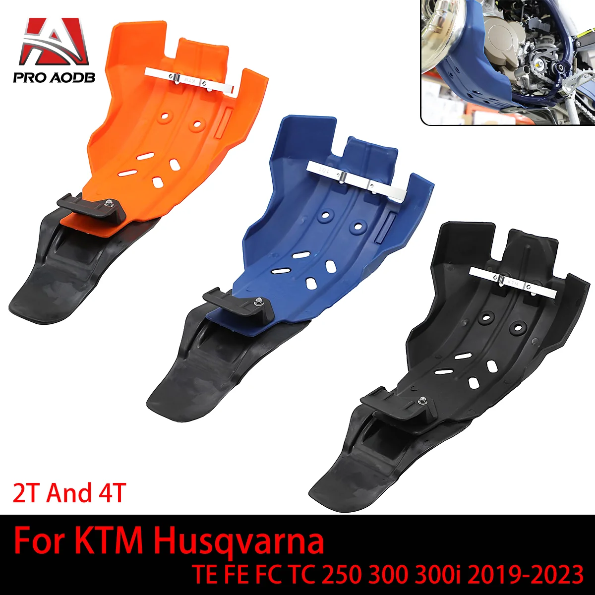 Motorcycle Engine shield Frame Protector Cover Guard Skid Plate For KTM ...