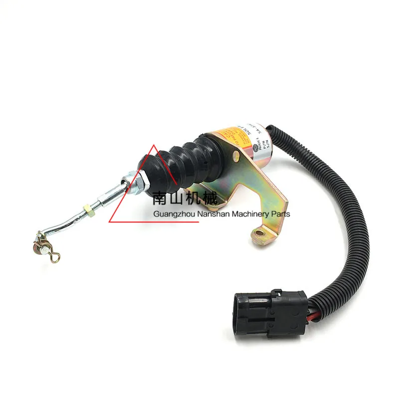 

Excavator Accessories Flameout Solenoid Valve Engine Flameout Switch Flameout Oil Cut-off Solenoid Valve For Yuchai YC85-8