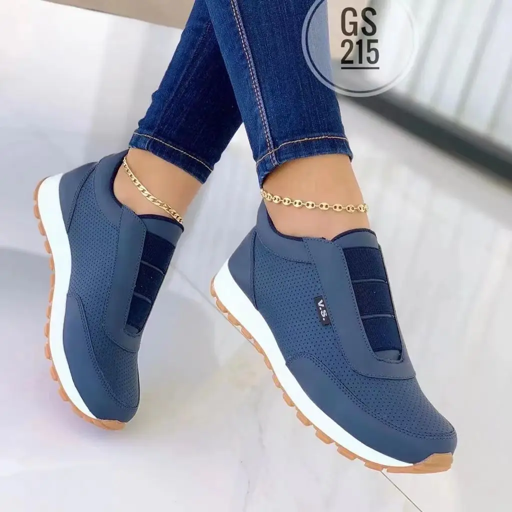 Breathable Fashion Platform Sneakers