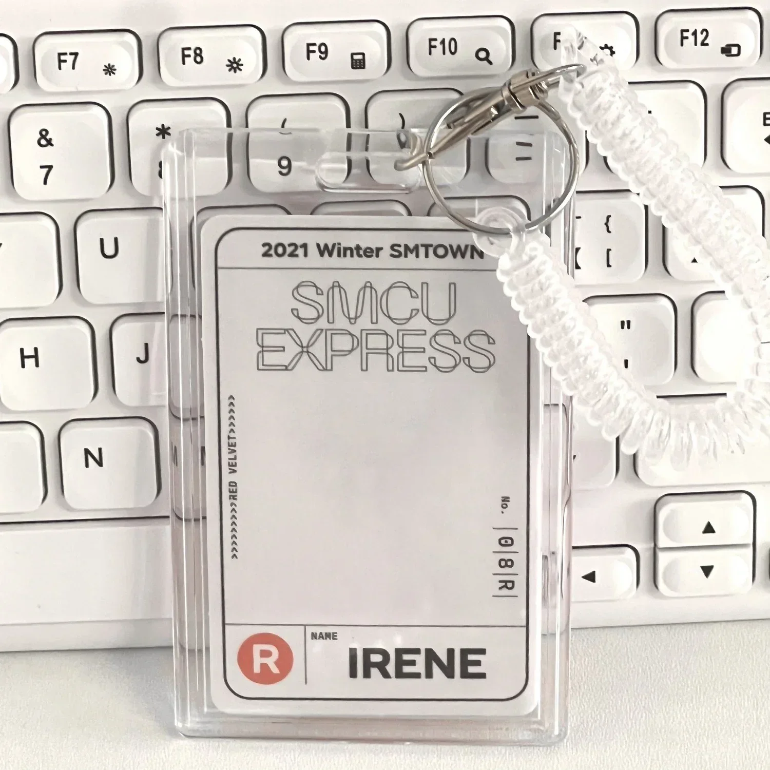 School Card Access Card Holder Acrylic Transparent Protective Sleeve ID Bus Meal Worker ID Holder 1Style