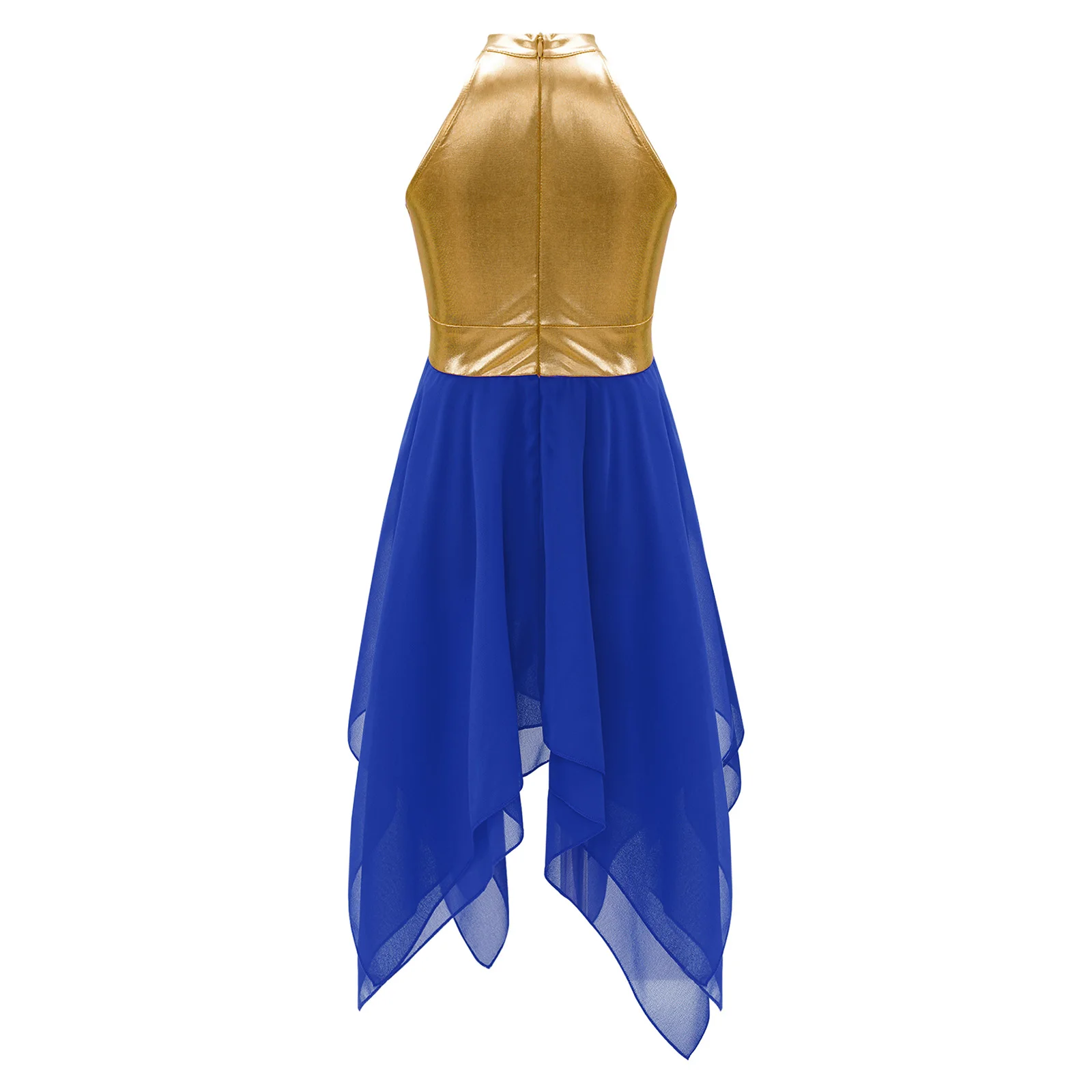Girls Liturgical Praise Dance Worship Dress Kids Asymmetrical Lyrical  Ballet Modern Dance Dresses Figure Ice Skating Costume - AliExpress  200000532