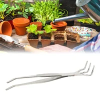 2 in 1 Stainless Steel Bonsai &amp Gardening Tool Root Rake Tweezers Gardening Tool Root Tweezers Stainless Steel Bonsai Tool 1