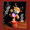 Dancing Elk Christmas Tree Talking Gingerbread Man Penguin Toys Singing Stuffed Animals Fun Christmas Party Decorations 4