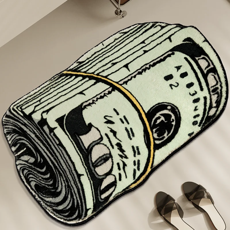 Verdickte Mode Wohnzimmer Teppich, kreative Dollar Home Decoration