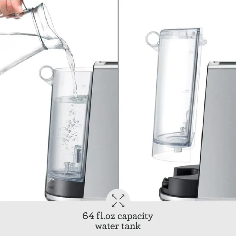 Espresso Machine with Auto Milk Frother, Seconds Heat Up, Cappuccino & Latte Machine for Home,Brushed Stainless Steel 5