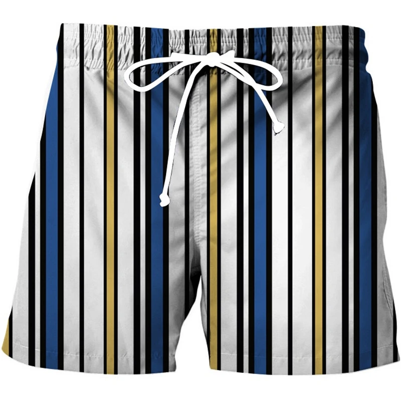New Summer 3D Digital Printed Beach Pants Loose Casual Drawstring Shorts For Men Clothes Quick-dry Cool Ice Shorts Homme Trunks 4