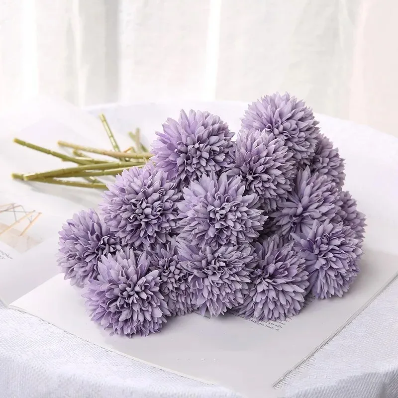 1/3PCS Hortensien Künstliche Blumen Bouquet Hochzeit Dekoration Vase für Home Room Decor Gefälschte Blumen Garten Ornament Zubehör – Detail 15