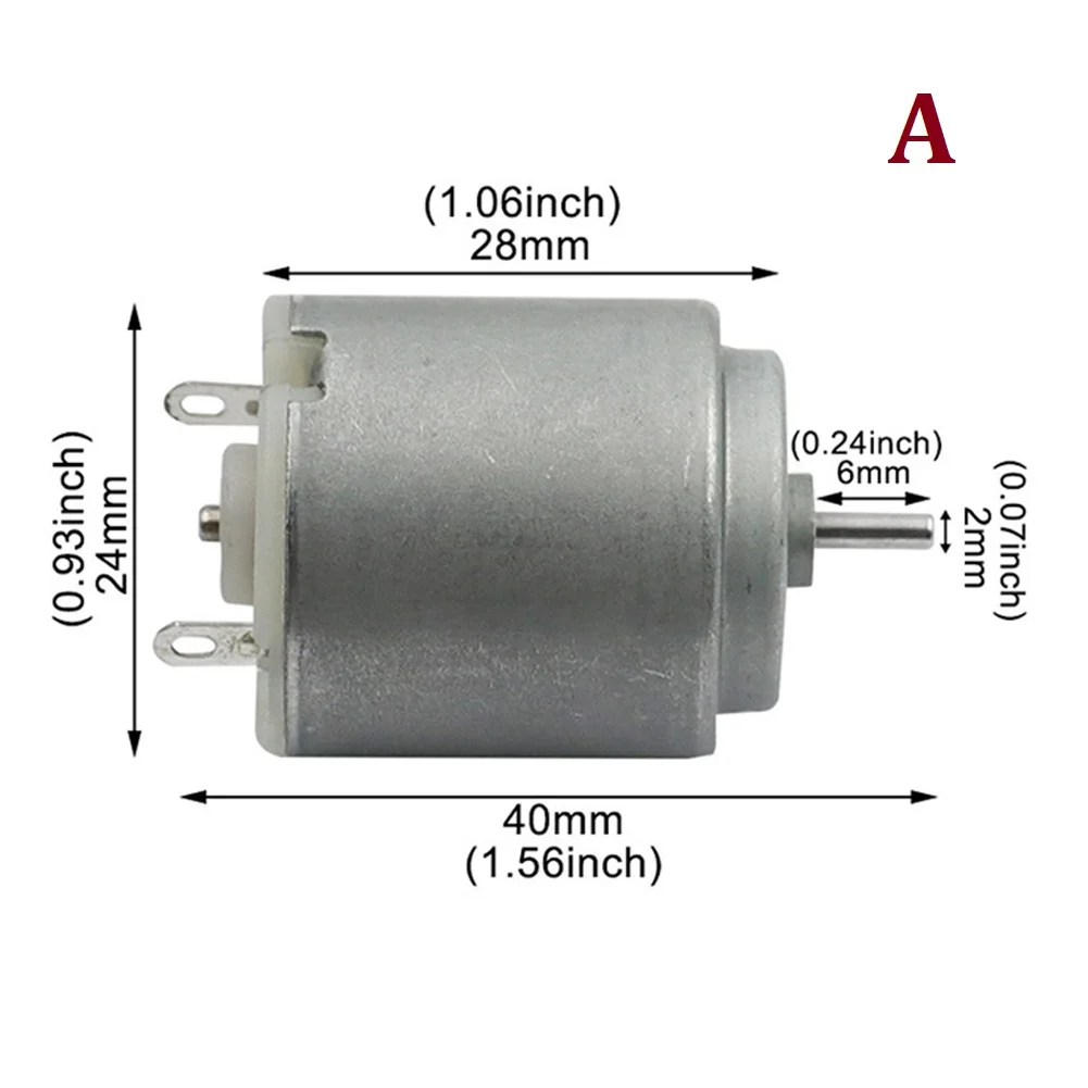 Mini 260 Motor DC 3-12V Electric Machinery Tools High Speed Fan For Toy Car DIY Mini Fan Electric Toothbrush Hair Dryer