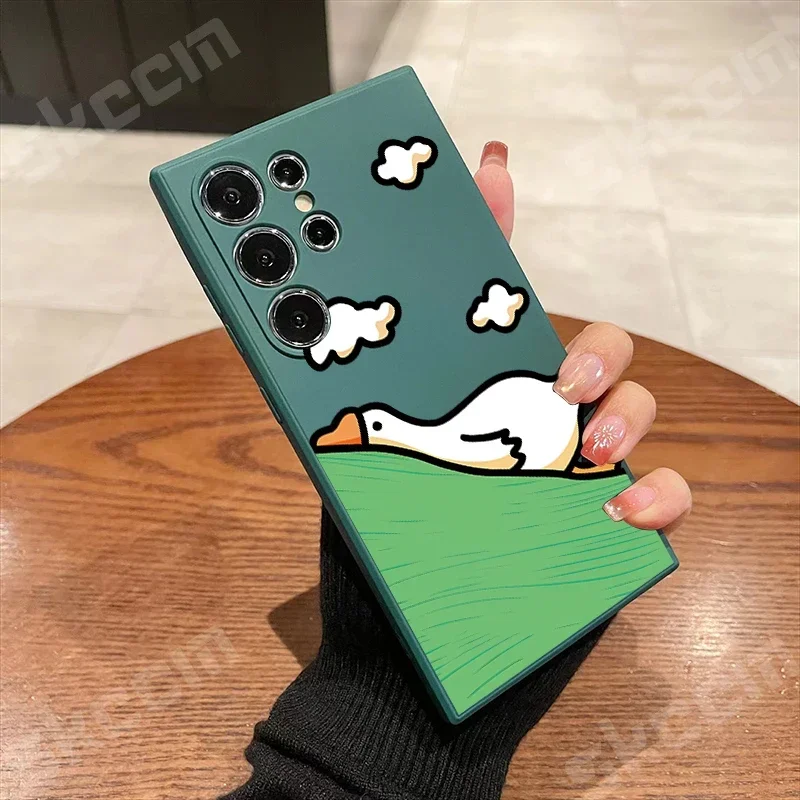 Adorable Cartoon Duck Soft Phone Case Cover