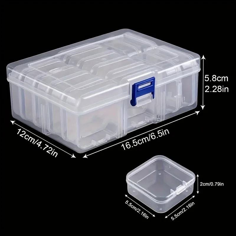 Storage Box 14 Compartments/Set DIY Hand-Painted Multi-Purpose