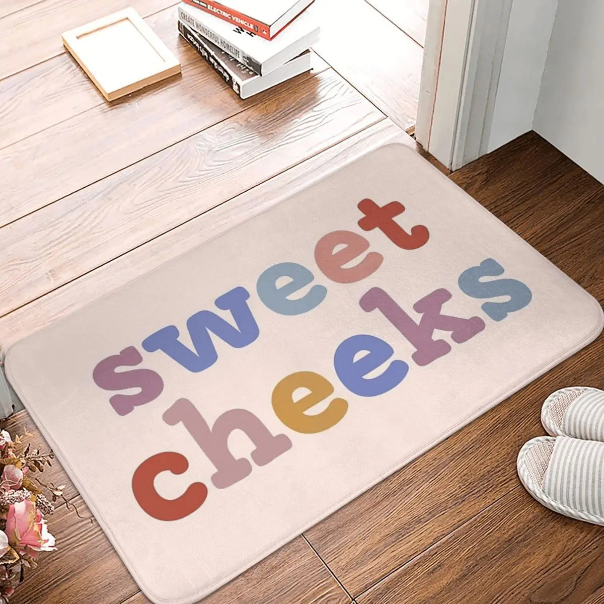 

Sweet Cheeks 40x60cm Carpet Polyester Floor Mats Retro Practical Outdoor
