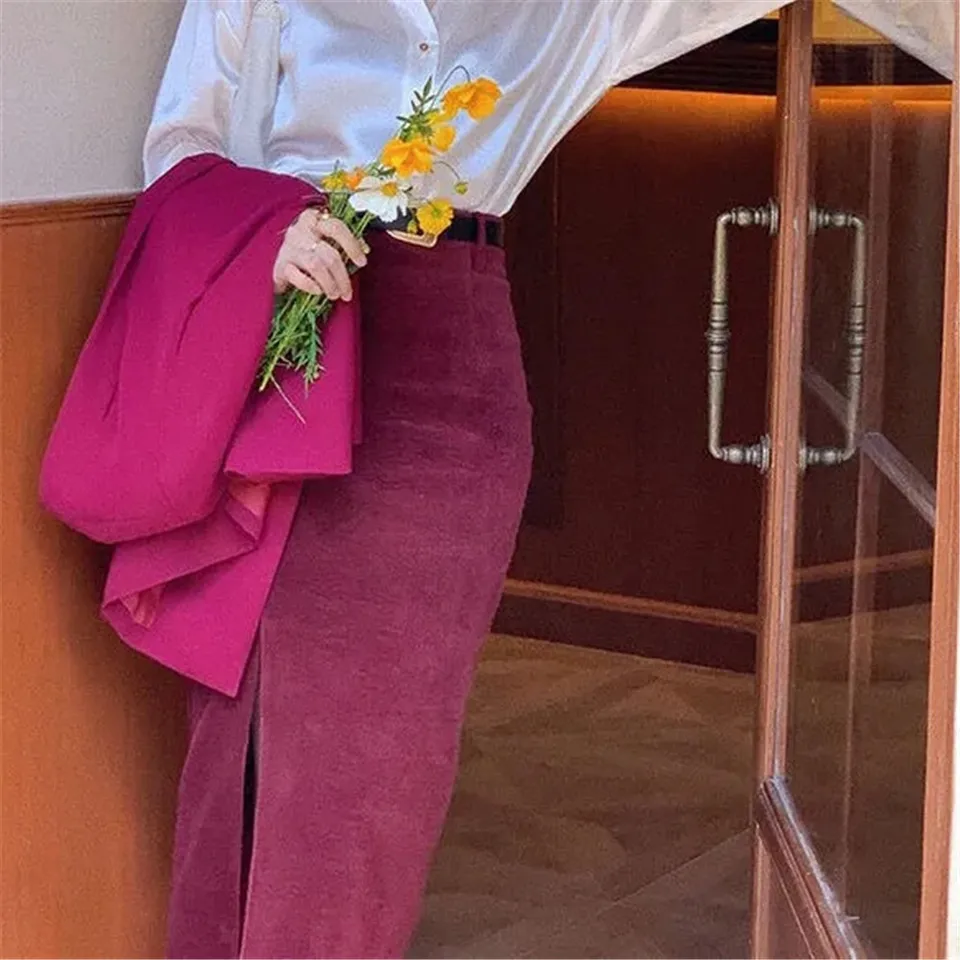 Jupe Longue Et Plissée Style Vintage • Jolie Jupette